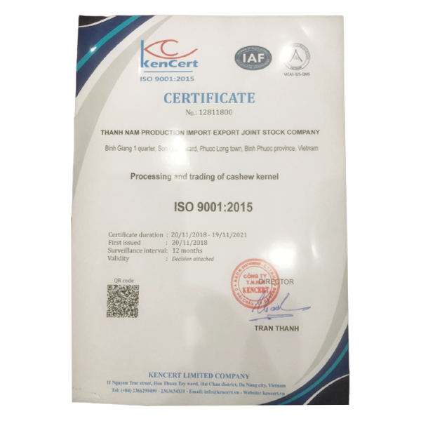 Certificate HACCP0